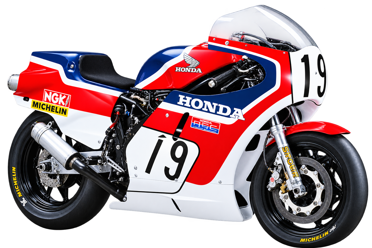 Honda FWS1000 endurance racer - the 1024cc V4 TT-F1 machine