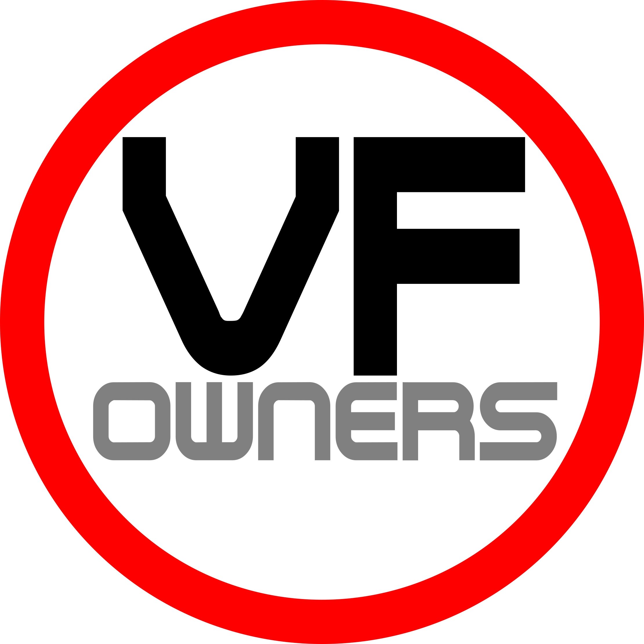 VF1000 Owners Sticker