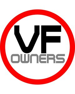VF1000 Owners Sticker Round