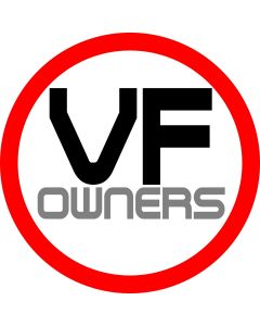 VF1000 Owners Sticker Round